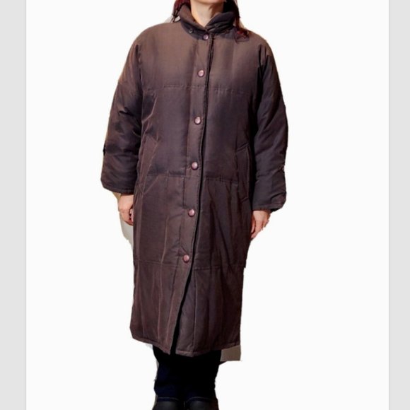 Perry Ellis Bloomingdale’s Parka Down Coat Long - Picture 13 of 13